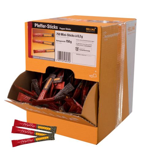 Preview: Pfefferstick Hellma 0,2g gemahlener Pfeffer aus Brasilien